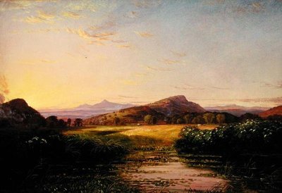 Landschapsschets, c.1860-70 door Thomas Hiram Hotchkiss