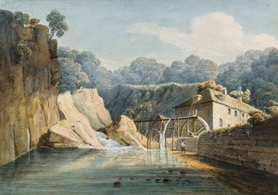 Aberdulais Mill door Thomas Hornor