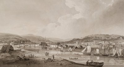 Neath, vanaf de zuidkant van de rivier door Thomas Hornor