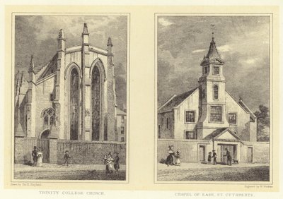 Trinity College Kerk; Kapel van Gemak, St Cuthberts door Thomas Hosmer (after) Shepherd