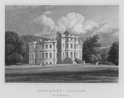 Airthrey Castle, Perthshire door Thomas Hosmer Shepherd