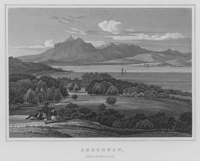 Ardgowan, Renfrewshire (gravure) door Thomas Hosmer Shepherd