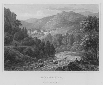 Bonskeid, Perthshire door Thomas Hosmer Shepherd