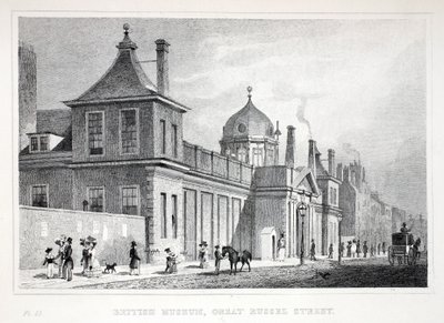 British Museum, Great Russell Street, uit 