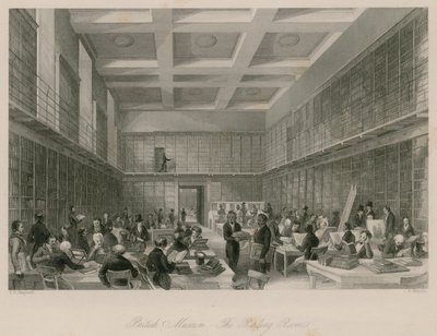 Brits Museum, De Leeszaal door Thomas Hosmer Shepherd