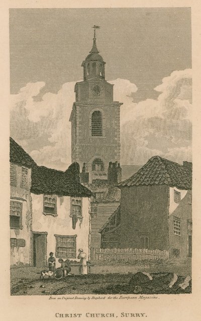Christ Church, Southwark, Surrey door Thomas Hosmer Shepherd