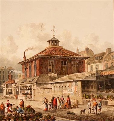 Clare Markt door Thomas Hosmer Shepherd
