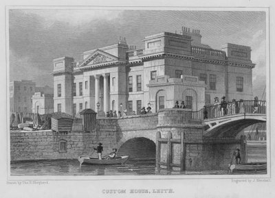 Douanehuis, Leith door Thomas Hosmer Shepherd