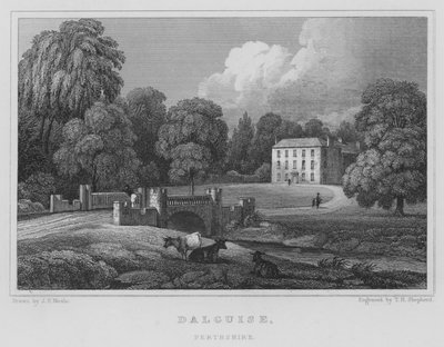 Dalguise, Perthshire door Thomas Hosmer Shepherd