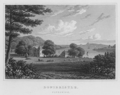 Donibristle, Fifeshire door Thomas Hosmer Shepherd