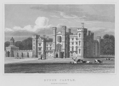 Dunse Kasteel, Berwickshire door Thomas Hosmer Shepherd