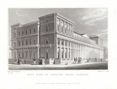 Oostvleugel van Carlton House Terrace door Thomas Hosmer Shepherd