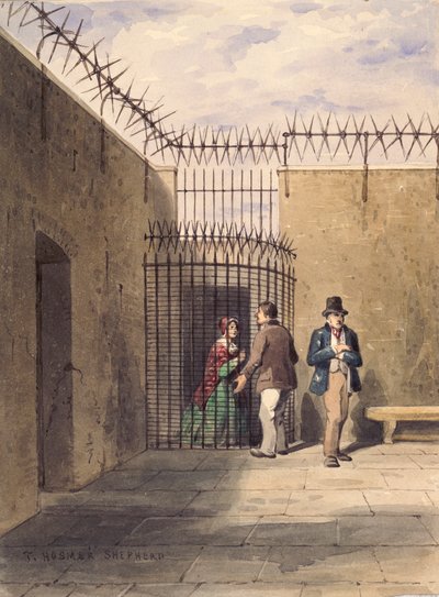 Huis van correctie, Clerkenwell, Londen door Thomas Hosmer Shepherd