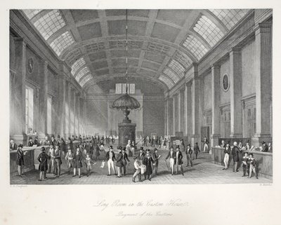 Lange Kamer in het Douanehuis, uit 