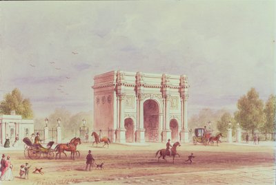 Marble Arch, c.1851 door Thomas Hosmer Shepherd