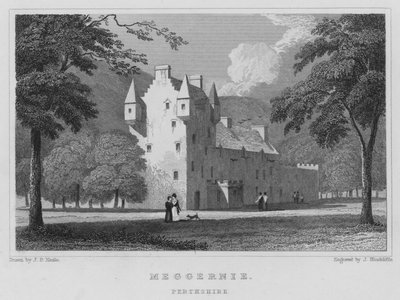 Meggernie, Perthshire door Thomas Hosmer Shepherd