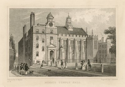 Middle Temple Hall door Thomas Hosmer Shepherd