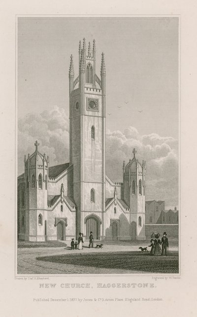 Nieuwe kerk, Haggerston door Thomas Hosmer Shepherd