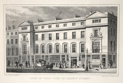 Deel van de westkant van Regent Street, uit 