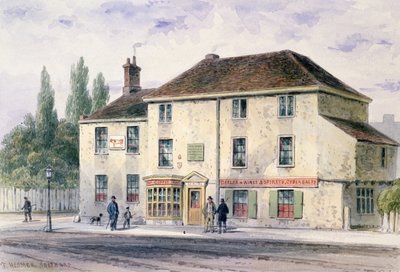 Pied Bull Public House, 1848 door Thomas Hosmer Shepherd