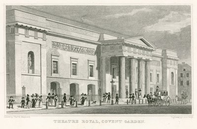 Koninklijk Theater, Covent Garden door Thomas Hosmer Shepherd