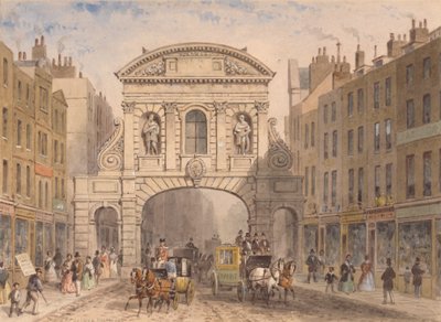 Temple Bar door Thomas Hosmer Shepherd