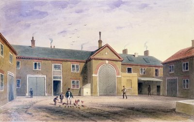 De Stads Groene Tuin, 1855 door Thomas Hosmer Shepherd