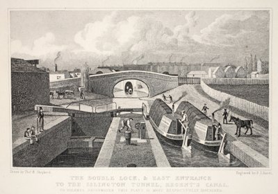 De Dubbele Dok en Oostelijke Ingang van de Islington Tunnel, Regent