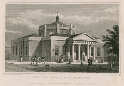 De Guildhall, Westminster, Londen door Thomas Hosmer Shepherd
