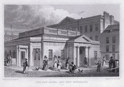 De hete baden en nieuwe ziekenboeg, Bath door Thomas Hosmer Shepherd