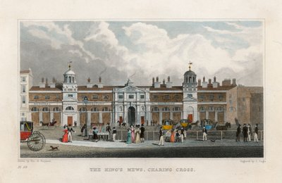 De Koningsstallen, Charing Cross. Tijdelijk onderkomen van Edward Cross