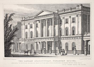 De London Institution, Finsbury Circus, uit 