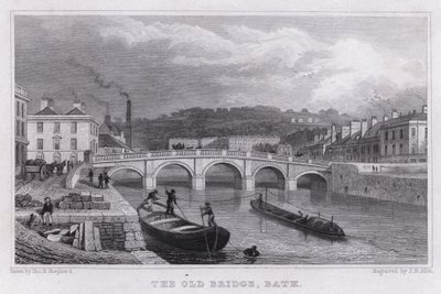 De Oude Brug, Bath door Thomas Hosmer Shepherd