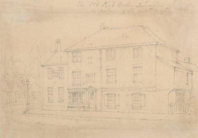 De Oude Pied Bull Inn, Islington door Thomas Hosmer Shepherd