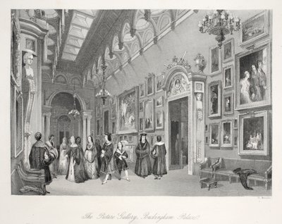De Schilderijengalerij in Buckingham Palace, uit 