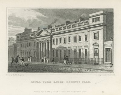 De Royal York Baden op York Terrace door Thomas Hosmer Shepherd