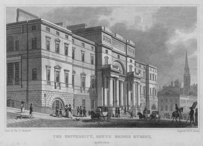 De Universiteit, South Bridge Street, Edinburgh door Thomas Hosmer Shepherd