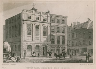 Stadhuis, Borough High Street, Southwark, Londen door Thomas Hosmer Shepherd