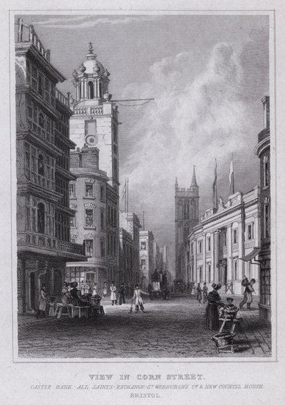 Uitzicht in Corn Street, Castle Bank, All Saints, Exchange, St Werburgh
