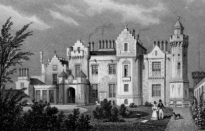 Uitzicht op Abbotsford door Thomas Hosmer Shepherd