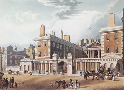 Uitzicht op de Admiraliteit, 1818 door Thomas Hosmer Shepherd