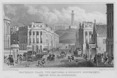Waterloo Place, het Nationale en Nelson