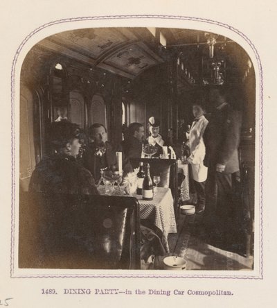 Eetfeest - in de restauratiewagen Cosmopolitan door Thomas Houseworth