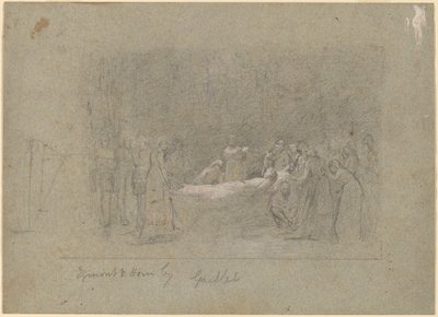 Egmont en Hoorn door Thomas Hovenden after Bernard Gaillot