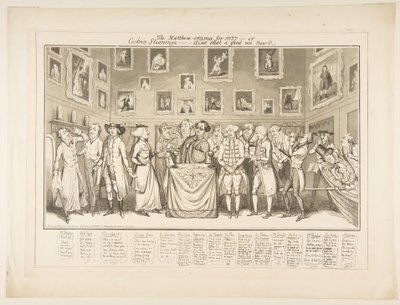 De Matthew-orama voor 1827 of Cockney Gleanings, is dat niet een goede nu, 26 maart 1827 door Thomas Howell Jones