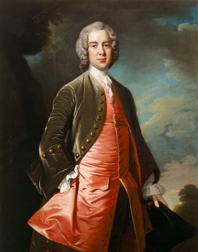Abraham Acworth Esq. ca. 1745 door Thomas Hudson