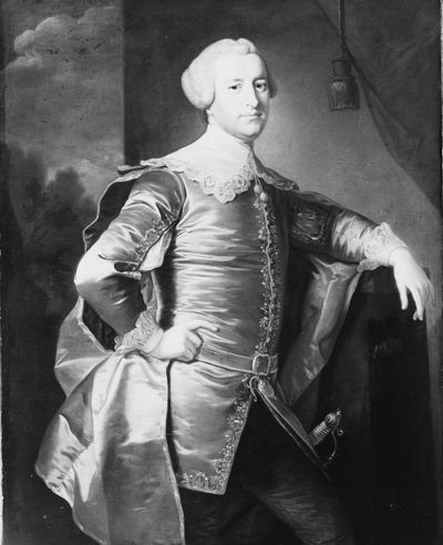 John Newton, ca. 1757-60 door Thomas Hudson