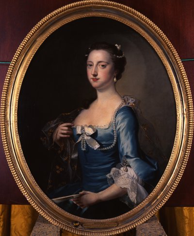 Portret van Frances Thynne, Lady Hertford, later hertogin van Somerset door Thomas Hudson