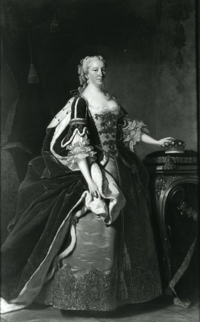 Portret van Lady Elizabeth Percy, gravin van Northumberland door Thomas Hudson