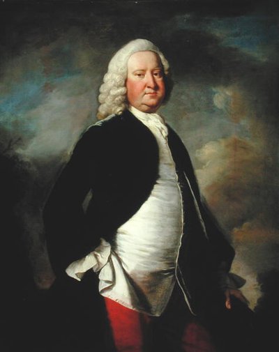 Portret van Sir Watkin Williams Wynn, 3e Baronet door Thomas Hudson